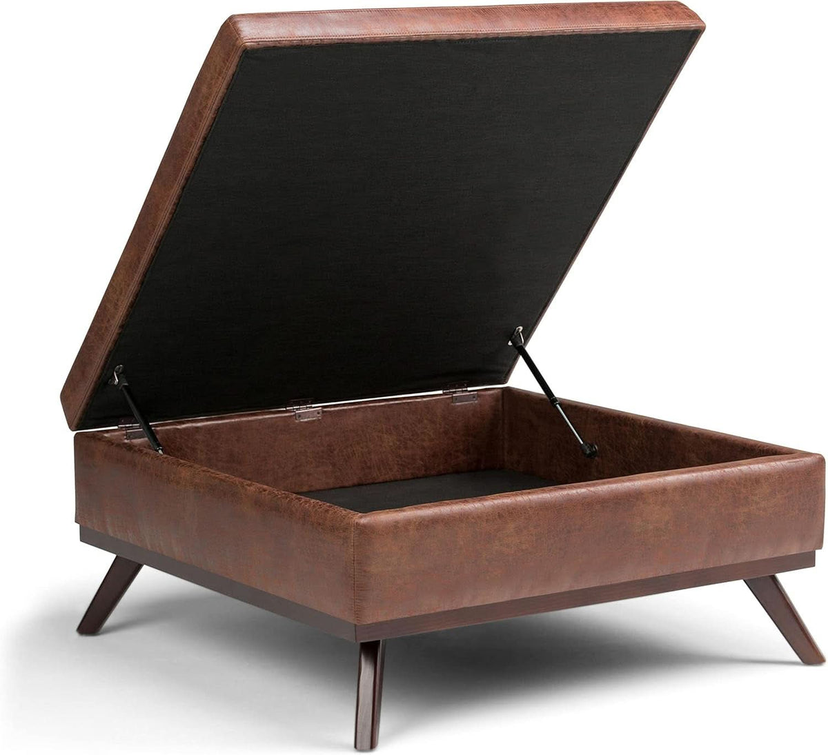 Owen 36Inches Wide Mid Century Storage Coffee Table-3