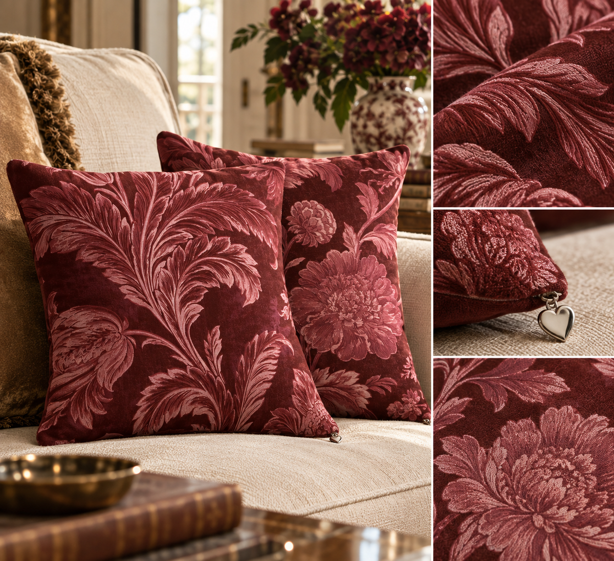 Rosamund Floral Pillow | Set of 2