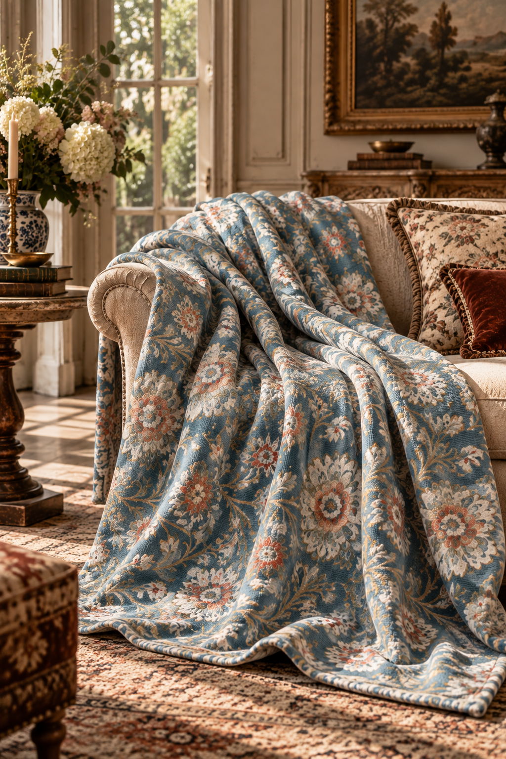 Amy Luxury Organic Cotton Throw