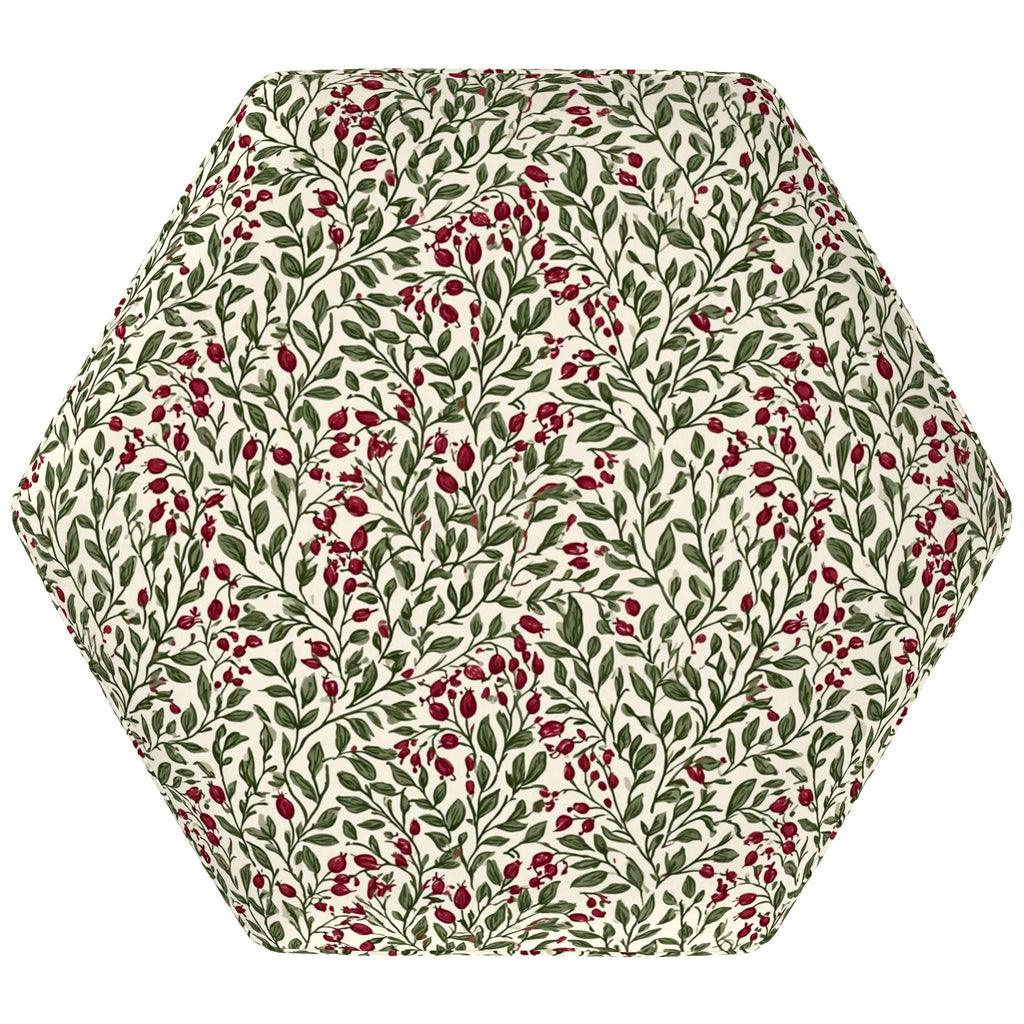 Cherry Garden Hexagonal Footstool