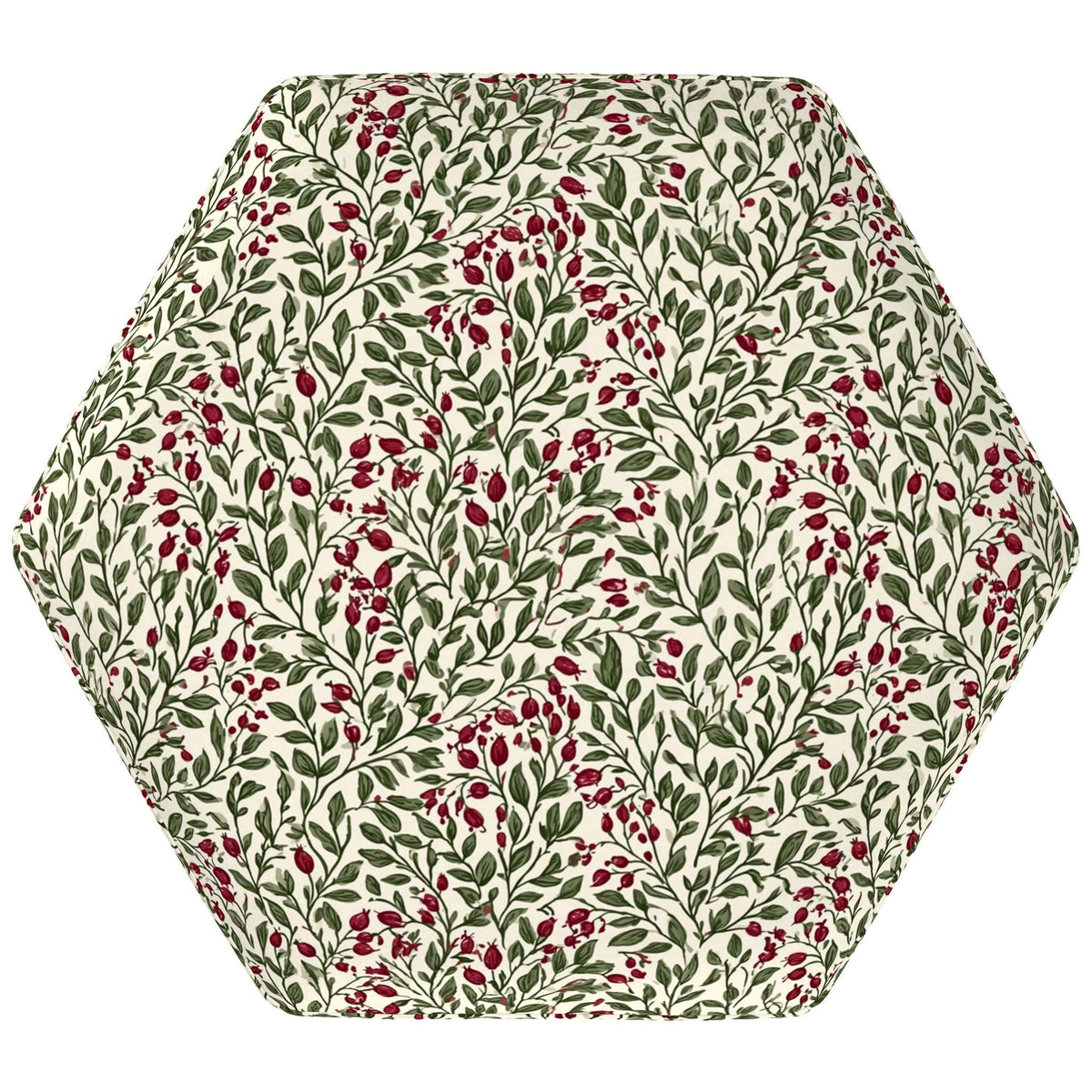 Cherry Garden Hexagonal Footstool
