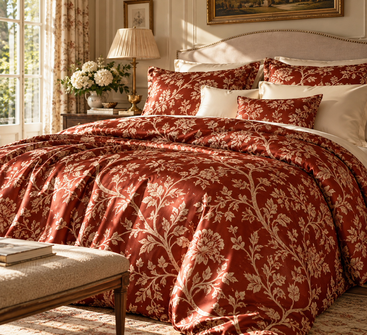 Spencer Silk Duvet Cover Set