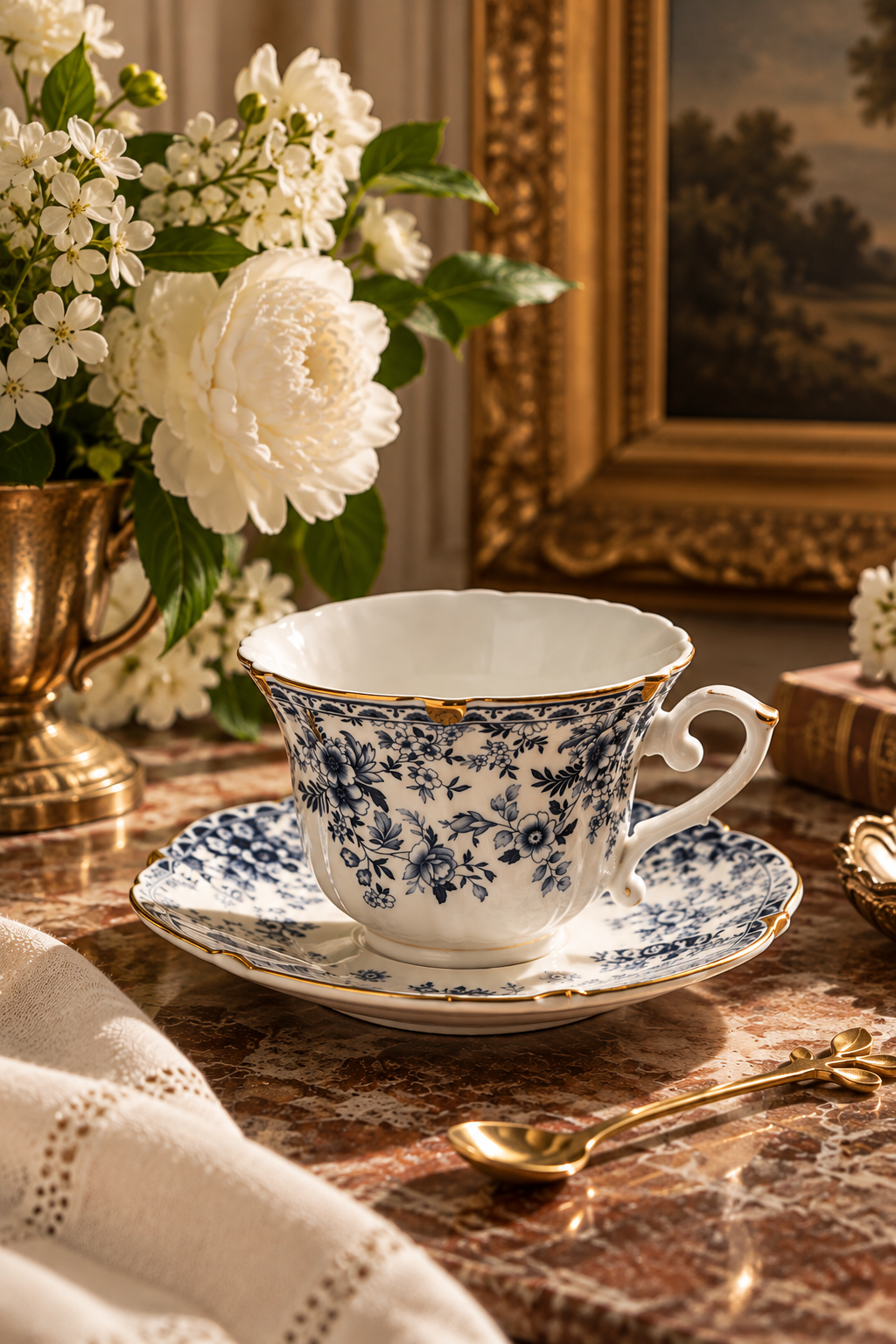 Camellia No. 3 Cup & Saucer