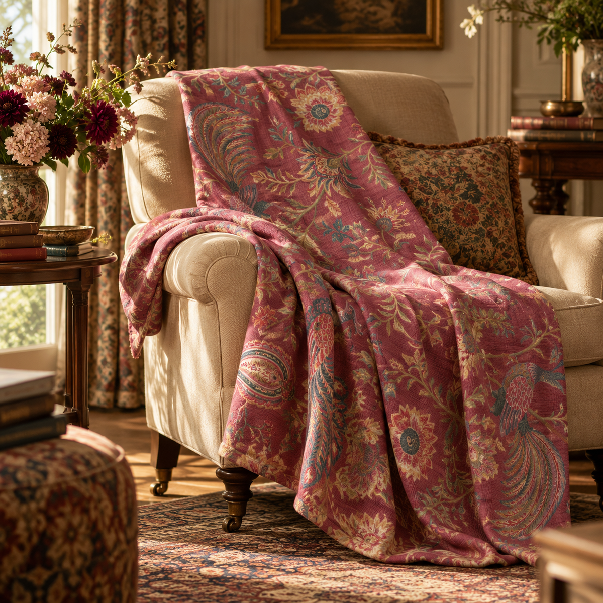 Ottoline Paradise Luxury Cotton Throw