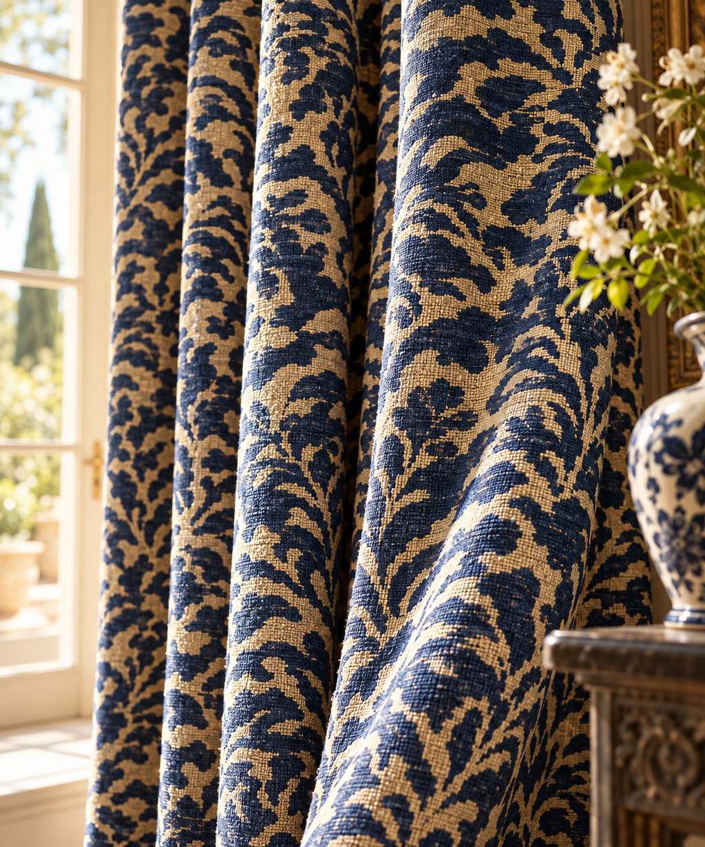 Montrose Botanical Interlined Curtains – 84" x 104"