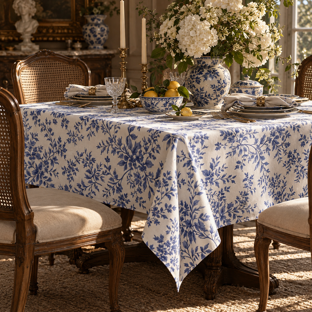 Blue Collie Tablecloth