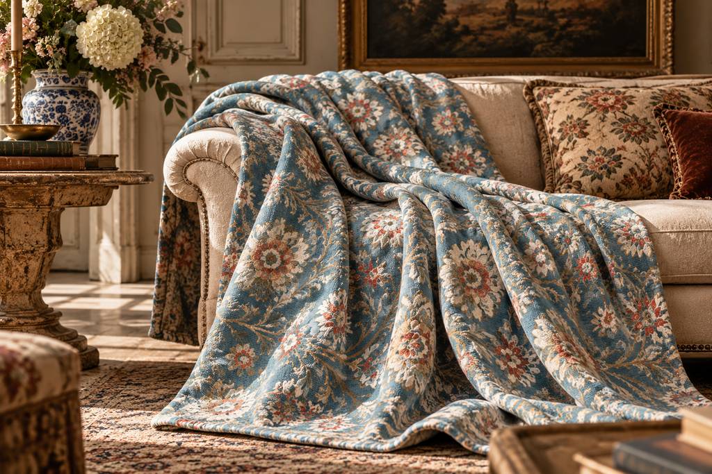 Amy Luxury Organic Cotton Throw