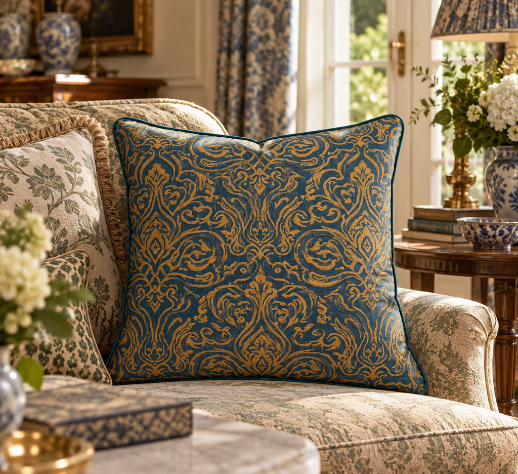 Blair Velvet Cushion | Heritage Decorative Pillow