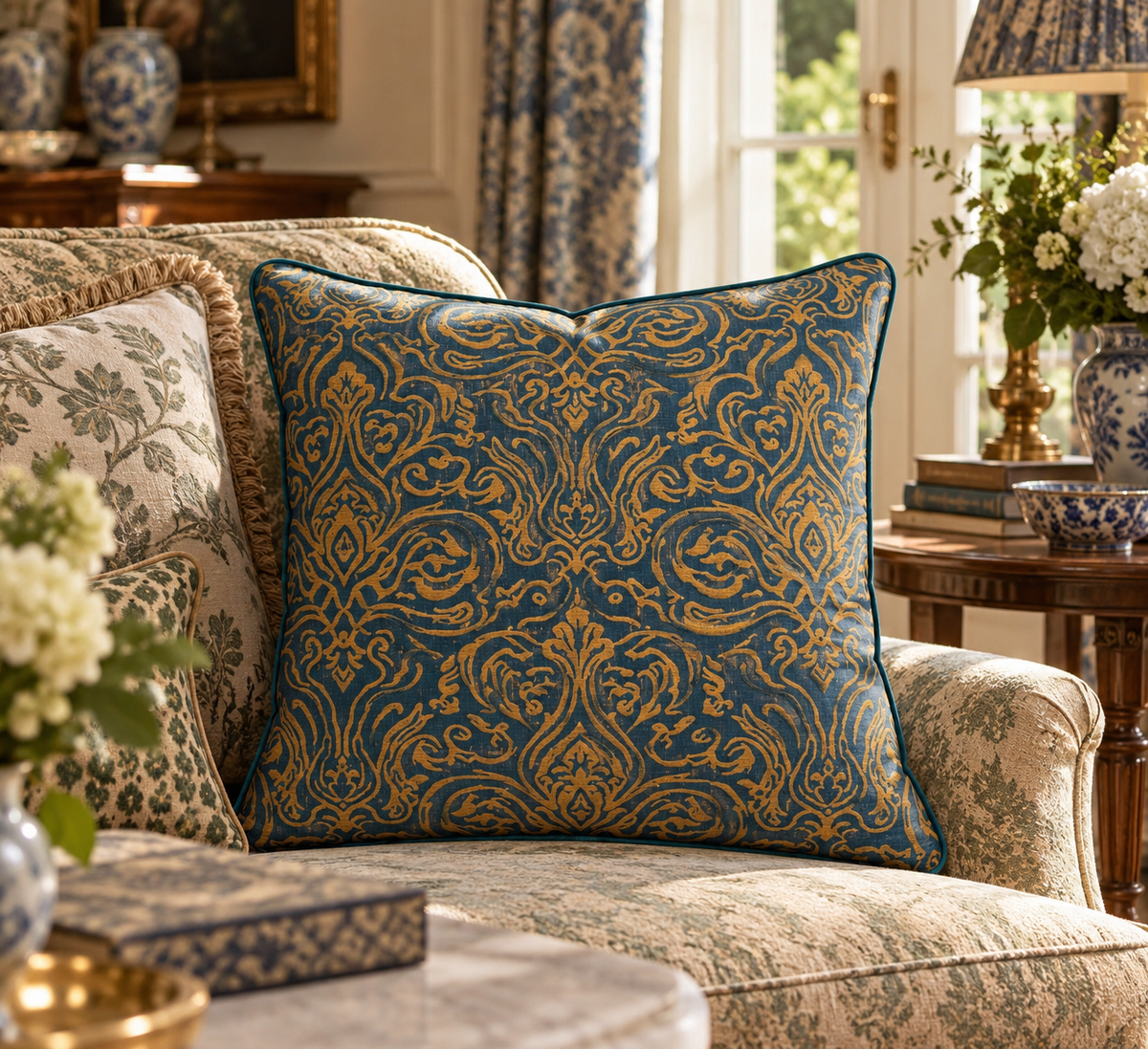 Blair Velvet Cushion | Heritage Decorative Pillow