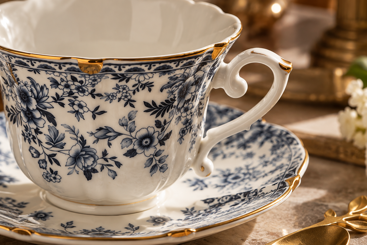 Camellia No. 3 Cup & Saucer