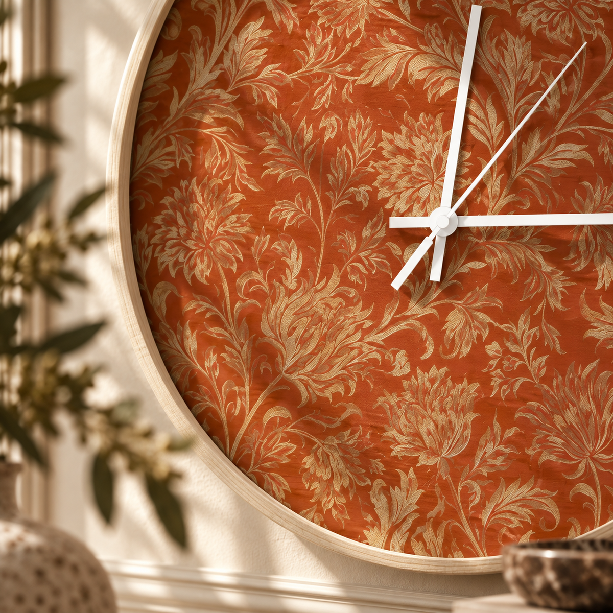 Aurelia Botanical Designer Clock