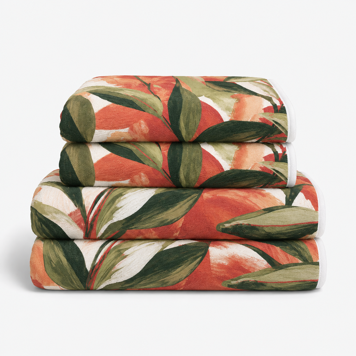 Sienna Grove Designer Towel Set of 4 | Hand & Face Towels