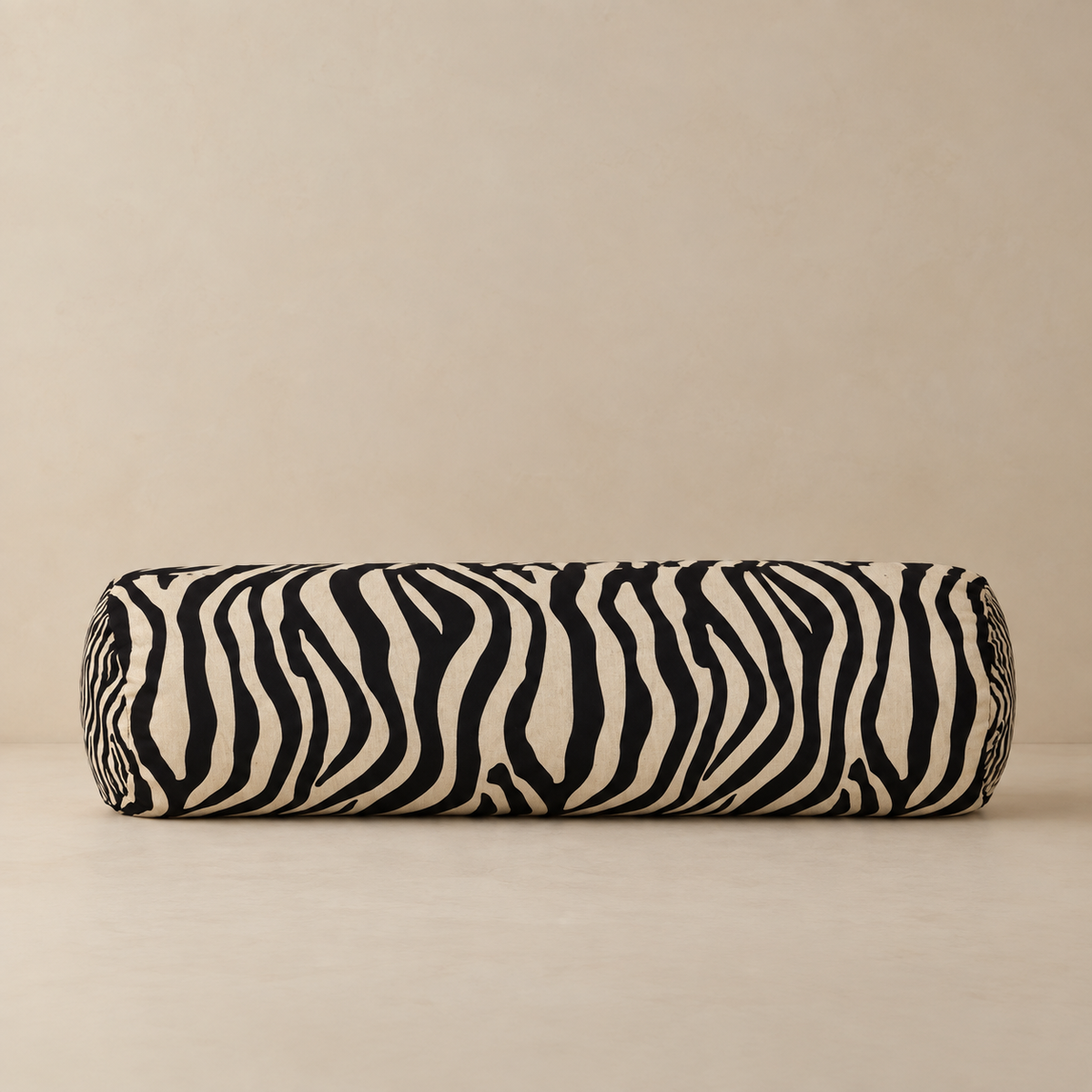 Noir Savanna Zebra Bolster Pillow