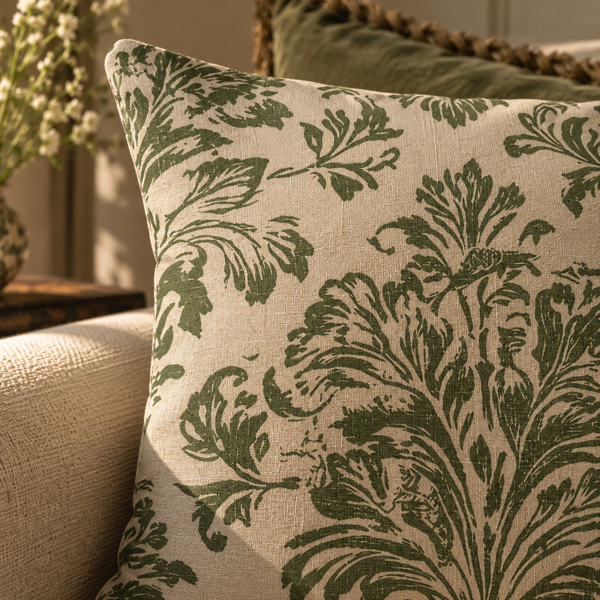 Ashbourne Botanical Decorative Pillow