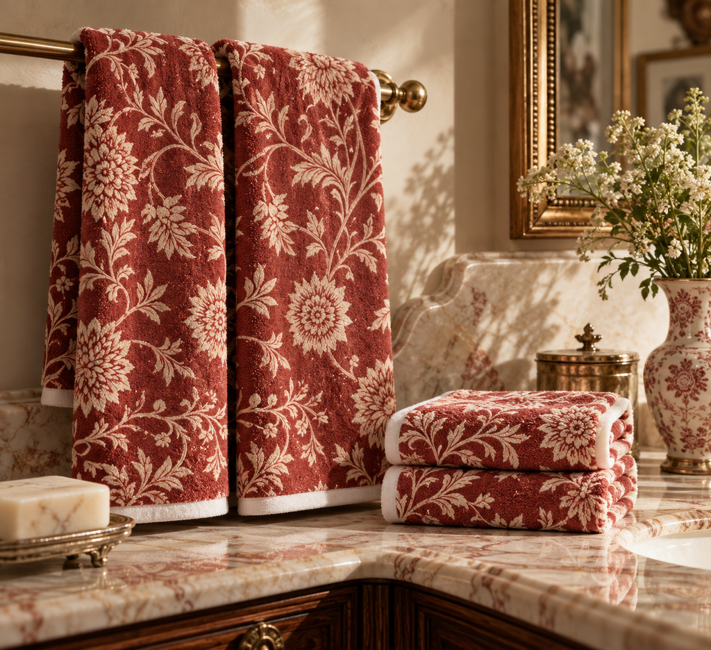 Rosamund Botanical Hand & Face Towel Set