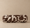 Hadley Cowhide Big Bolster Pillow