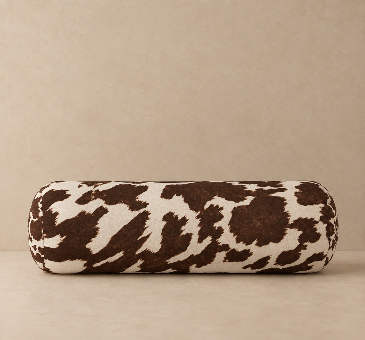 Hadley Cowhide Big Bolster Pillow