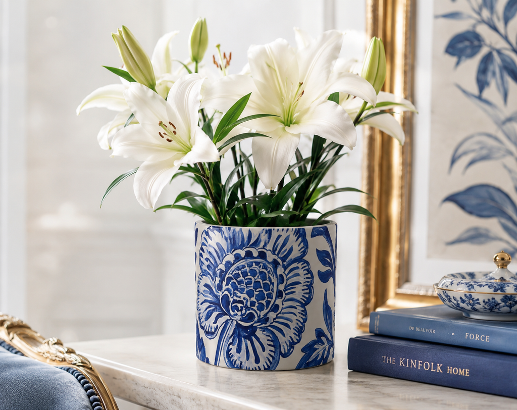 The Cobalt Garden Plant Pot